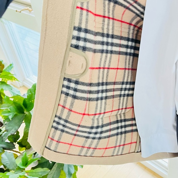 Burberry Wool Toggle Duffel Coat Camel Tan US Size 8 Host pick!⭐️🔥💕 - Picture 6 of 11